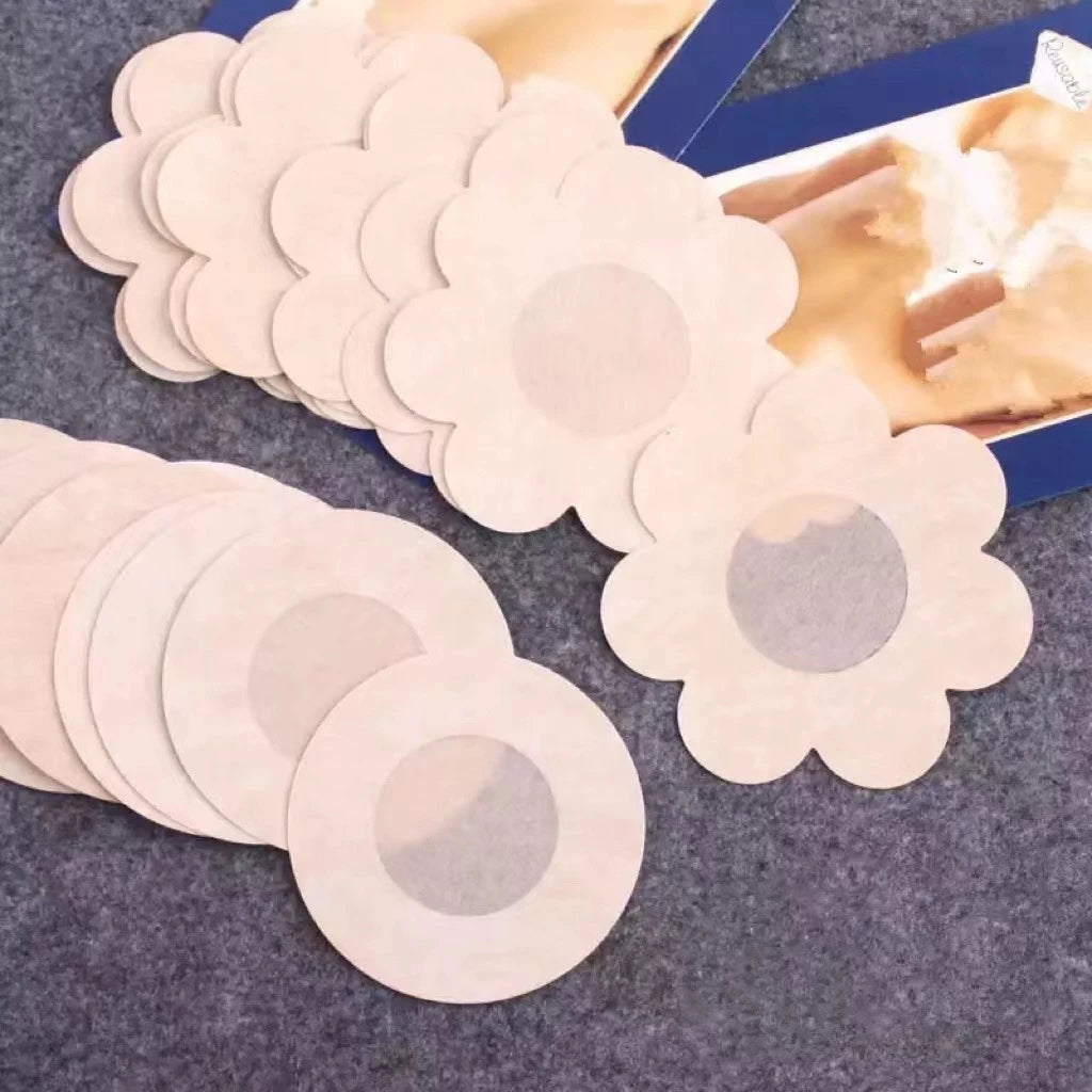 Kit 30 Unidades Tapa Seios Floral
