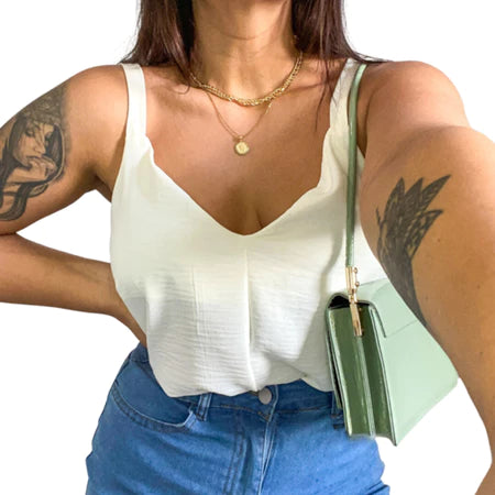Blusa Feminina Regata Alça Fina