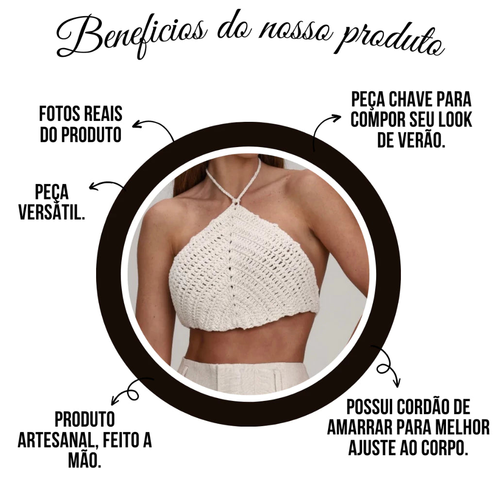 Top de Crochê Real